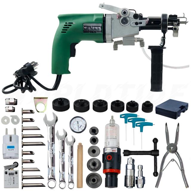 Máquina Portátil de Tecelagem para Tapetes - Ferramentas Pneumáticas de Classe Comercial para Tufting Profissional