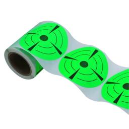 125 pçs/rolo tiro alvo adesivo tiro alvos splatter adesivos reativos para tiro com arco caça tiro prática treinamento - Image 4