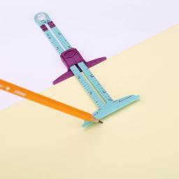 INNE Acessórios De Costura Régua De Costura Medidor De Medição Patchwork Quilting Tailor Ruler Sizer Helper Plástico Deslizante DIY Ferramenta Casa - Image 5
