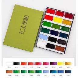 Kurettake-Conjunto de Tintas Aquarela Sólida, Tintas Metálicas para Pintura, Fontes de Arte, 6 Cores, 12, 24, 36, 48 Cores - Image 5