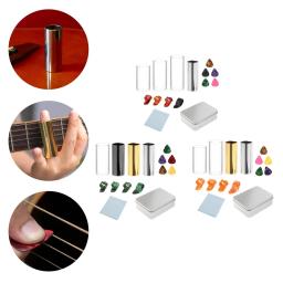 Guitarra Slides com 5 Escolhas com Caixa, Instrumentos, Dedo Slide, Acessórios - Image 4