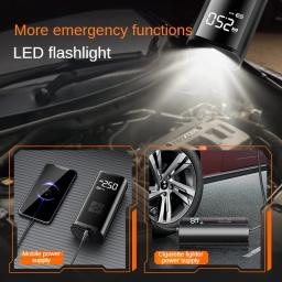LEIBOO-Compressor De Ar Portátil Para Pneus De Carro, Inflador Rápido, Pressão Precisa, Bomba De Ar Para Motocicleta, Bicicleta, Bola - Image 5