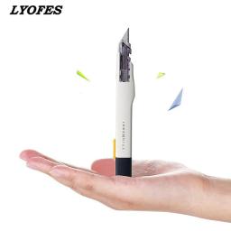 Cortador de papel da faca da arte do trabalho do metal da precisão profissional japonês da faca de serviço automático da segurança apropriado para o estudo do escritório - Image 3