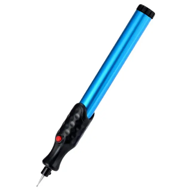 Gravador Elétrico de Precisão com Ponta Diamante para DIY em Metal, Vidro e Jóias