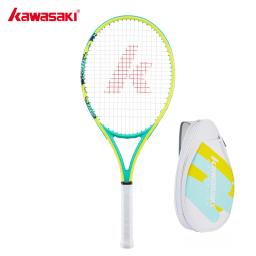 Kawasaki-Raquete De Tênis De Fibra De Carbono Com Moldura Oval, Raquete De Treinamento Iniciante, Mulheres E Homens - Image 1