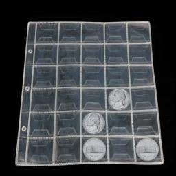 Clássico Porta-moedas para Coleção, Álbum Pockets, Folder Pages, Armazenamento, Clear Organizer, 42, 30, 20, 12, 3 Pockets - Image 1