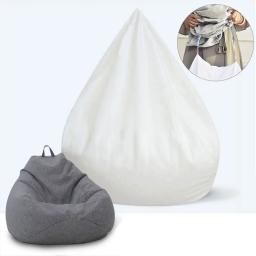 Grande forro interno removível e lavável, tampa da cadeira do beanbag, forro preguiçoso do sofá, substituição - Image 5