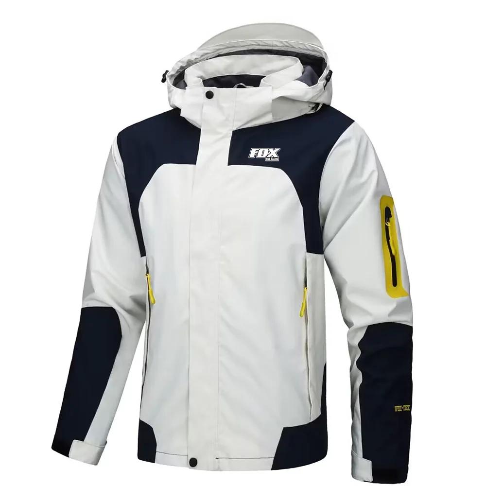 FOX RIDE-Jaqueta de ciclismo para homens, calças MTB masculinas, kit de calças de mountain bike, impermeável, motocicleta - Image 1