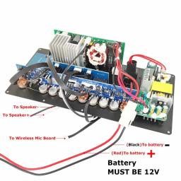 Digital Bluetooth HiFi Amplificador Board, Suporte Speaker, Microfone, Guitarra, Controle Remoto, 8-15 ", 12V, 220V, 400W - Image 6