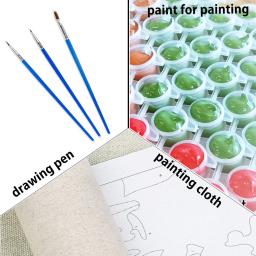 Meio-grego diy pintura por números conjunto tintas acrílicas 40*50 paiting por números pinturas de parede para adultos artesanato artesanato - Image 5