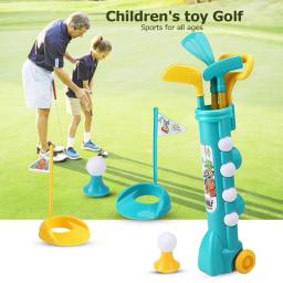 Mini putter clube de golfe brinquedo engraçado esportes clubes de golfe conjunto pai criança atividades educacionais esportes ao ar livre jogo brinquedo - Image 1