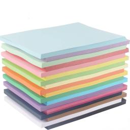 A4 Papel De Papelão Scrapbooking Colorido, Cartão De Fundo Fosco, Handmade DIY Card Making, Material De Escritório, 50Pcs - Image 1