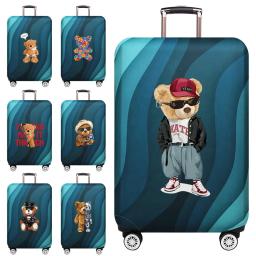 Portátil Mala Covers, Trolley Box Cover Suit, mais grosso Elastic Dust Cover, Acessórios de Viagem, Série Bear, 18-32 "Saco - Image 1