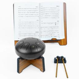 Mão Pan Drum com Marretas e Carry Bag, instrumentos de percussão, Chuva Drum Instrumento, 8 Notas, Music Book, presente original, 6" - Image 3