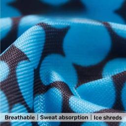 Luvas de braço de gelo esportivo para homens, ciclismo, UV, solar, manguito respirável, proteção solar, impressão da capa do braço, anti-queimaduras solares, manga longa, verão - Image 5