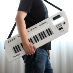 Performance de órgão eletrônico guitarra, ombro montado, 37 teclas, piano teclado, instrumento elétrico iniciantes - Image 1