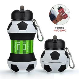 Leakproof Portable Leakproof Water Bottle for Kids, Fold Mug, Esportes ao ar livre, Basquete, Futebol, Beisebol, Tênis, Golfe, Escola - Image 1