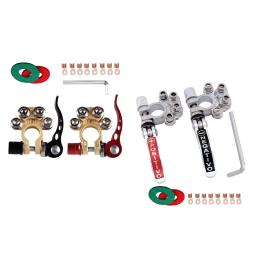 Latão bateria Terminal conector para arruelas do carro, 4 Way - Image 1