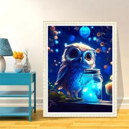 EverShine-Garrafa Pintura Diamante, Kit Artesanato de Animais, Bordado, Raposa, Arte Diamante 5D, Mosaico, Leão, Gato, Decoração do Quarto Infantil, Novo, 2024 - Image 3