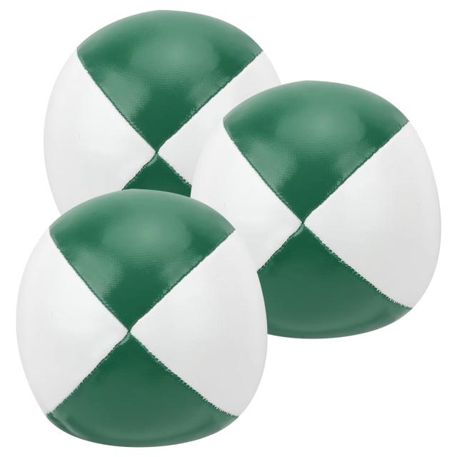Conjunto de Malabarismo PU Thud para Crianças - 3 Bolas para Palhaços Iniciantes e Diversão ao Ar Livre