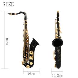 SLADE Bb-Saxofone Tenor Profissional, Sax De Latão, Instrumento De Sopros, saxofone com Estojo, Correia De Reeds, Conjunto De Limpeza Acessórios - Image 4