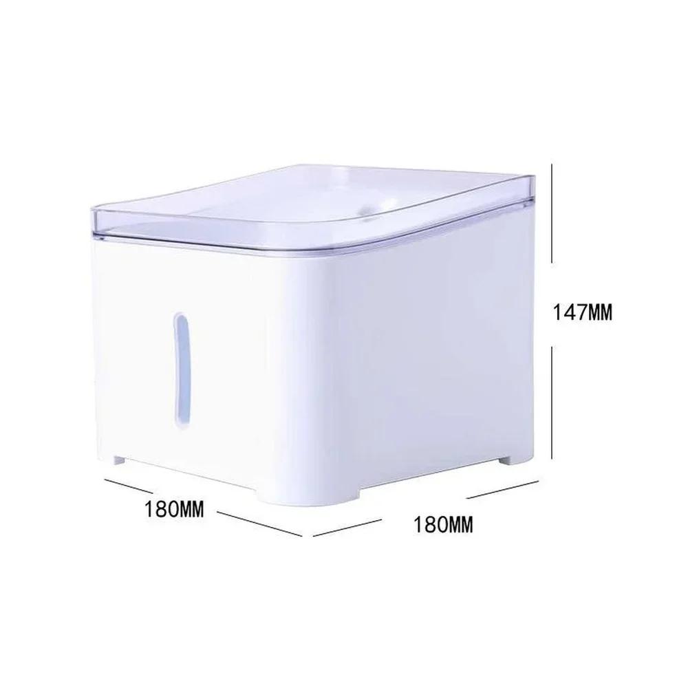 Fonte de água para gatos de estimação, 2l, dispensador automático de água para cães, iluminação elétrica led, usb, bebedouro para gatos, tigela - Image 1