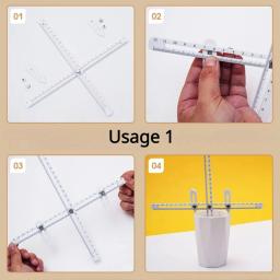 Multifuncional Cerâmica Regra De Medição Combo Tool Set, Profundidade, Espessura, Calibre, Régua De Medição, Ferramentas De Cerâmica - Image 3
