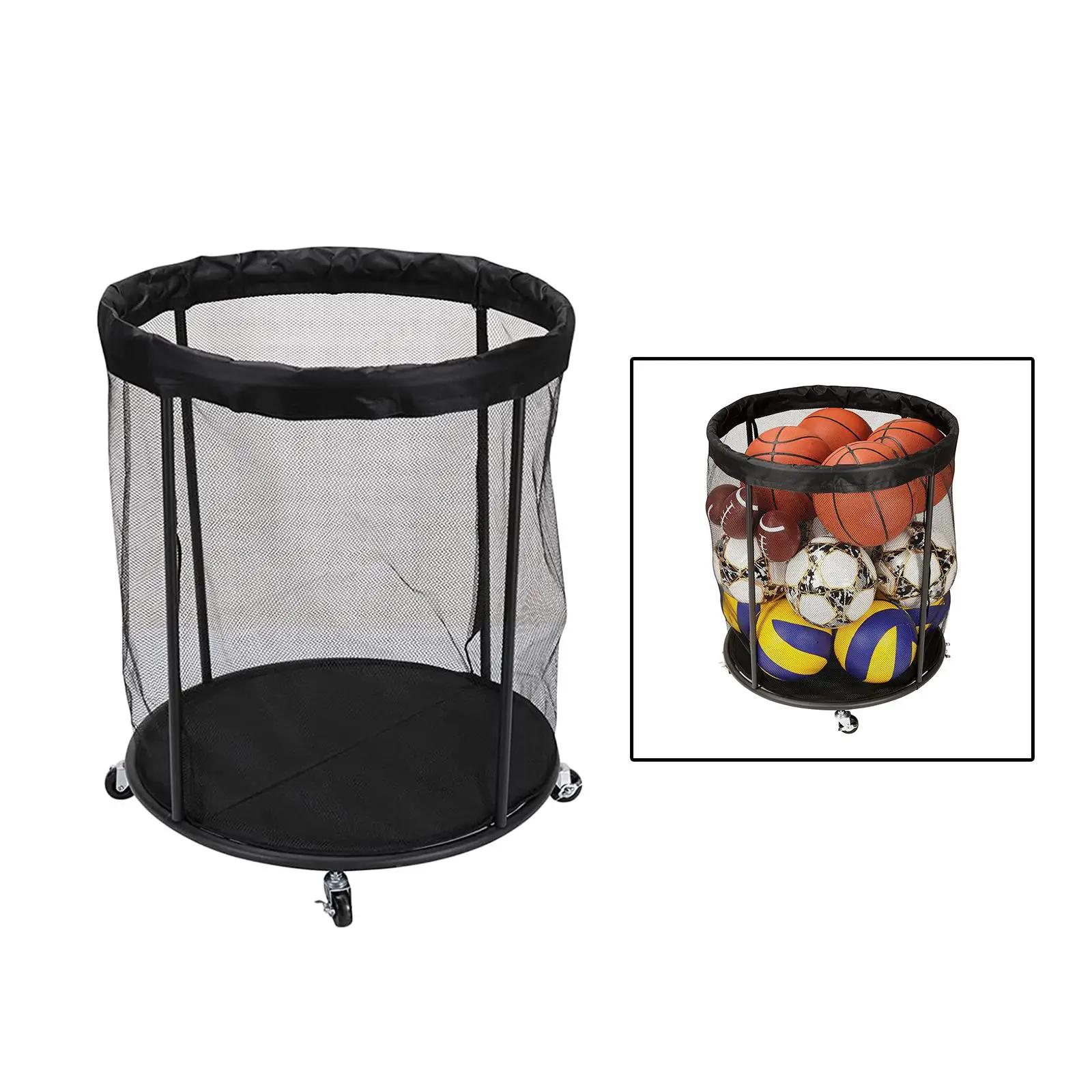 Rolando Sports Ball Cart, Organizador de equipamentos esportivos, Armário de armazenamento para bola de brinquedo, Multiuso - Image 1