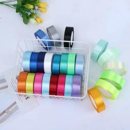 Fita de cetim para embrulhar presentes, preto, branco, bege, rosa, vermelho, azul, verde, roxo, ouro, prata Tape, Natal, Dia das Bruxas, 6-10-12-15-20-25mm - Image 4