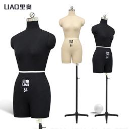 Manequim costureira profissional para mulheres, design de roupas femininas, costura superior do corpo, pode fixar - Image 1