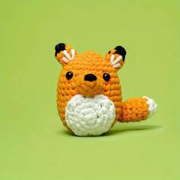 Kit de crochê para crianças, fio de tricô de algodão, agulhas de rosca, ferramentas de tricô, artesanato animal para iniciantes - Image 5