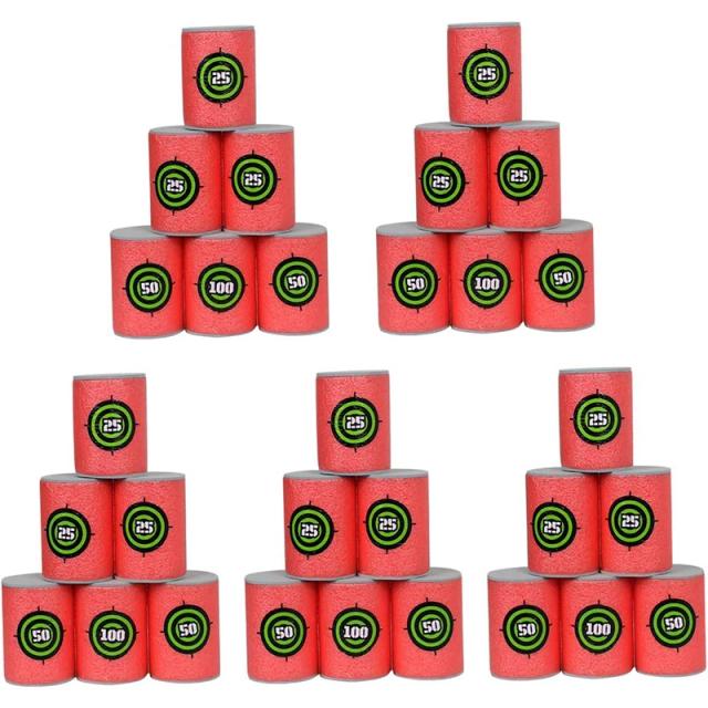Alvo de Bala Macia EVA para Nerf Blasters - 30 Peças