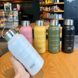 Tyeso garrafa térmica de água 1000ml 750ml 360ml, garrafa térmica dupla de aço inoxidável, portátil, fitness ao ar livre, esportes, bebidas - Image 1