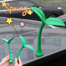 Ornamentos de carro 3d decoração do telhado do carro adesivos broto de feijão mudas flor bud tentáculo ornamento exterior acessórios decorativos - Image 1