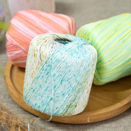 Mão malha fios de algodão variegada, fios de lã tingidos, 8 ações Crochet Knitting, Space Dye, artesanato DIY - Image 4