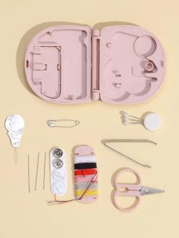 Mini Kits De Viagem De Ferramentas De Costura, Botões Portáteis Pinos, Caixas De Armazenamento De Costura, Trabalho Doméstico Manual, Tesoura, Dedal, Conjunto De Linhas De Agulha - Image 6