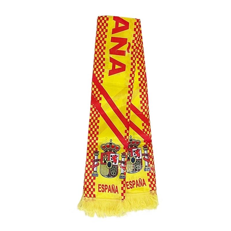 Double-Sided impresso futebol fã cachecol, futebol cachecol, presente para criança e adulto, Birthday Party Favor, 15 países, 5,11x48,18 em - Image 1