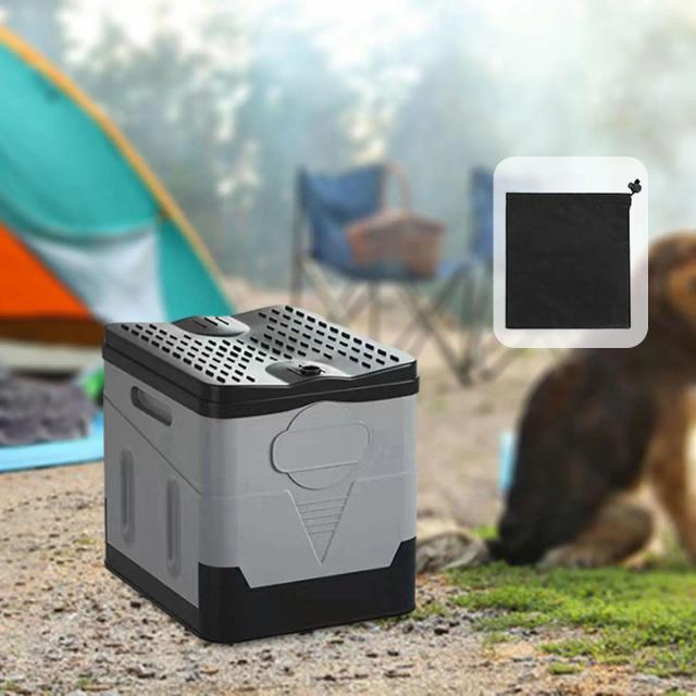 Banheiro Dobrável Portátil para Acampamento - Vaso Sanitário Multiuso com Capacidade de 150kg para Viagens, Piqueniques, Pesca e Caminhadas