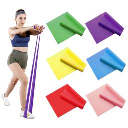 Faixas elásticas de treinamento longo yoga pilates faixa de resistência para corpo inferior físico faixas elásticas de exercício de força em casa - Image 1