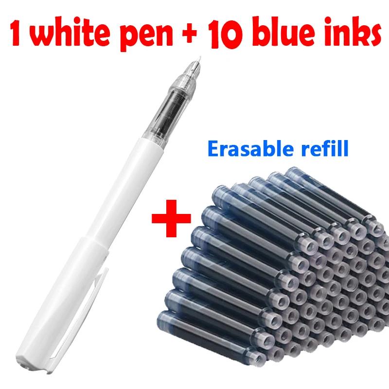 Deli-Substituível Caligrafia Fountain Pen Set, Canetas multifuncionais, Abastecimento de escrita, Papelaria, Escritório, Material Escolar, 0,38mm, 11pcs - Image 1