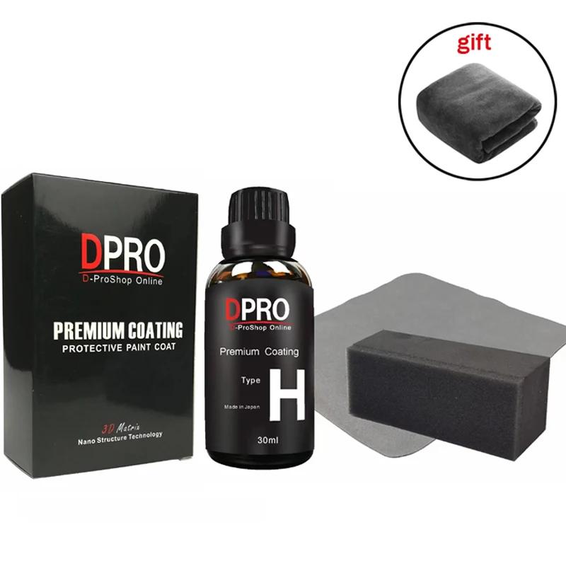 Dpro 9h nano revestimento cerâmico vidro líquido pintura à prova dwaterproof água anti-risco hidrofóbico polonês revestimento de carro produtos químicos de cuidados com o carro - Image 1