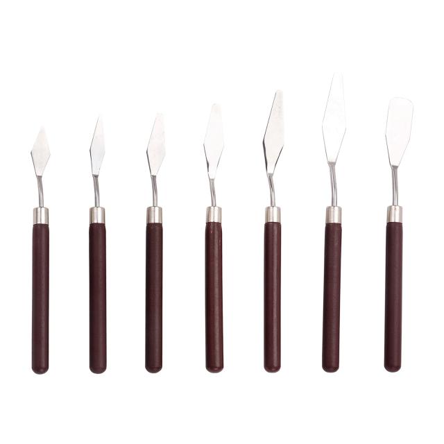 Conjunto de Faca de Aço Inoxidável com Pintura a Óleo, Espátula de Mistura para Acrílico, Guache e Óleo Pastel - Ferramentas Essenciais para Arte