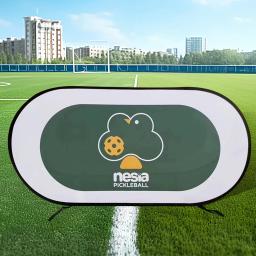 Impressão de logotipo personalizado para publicidade, Pop Up Banners, A Frame Bandeira, Esportes, Oval, Vertical, Circular, Forma Triangular, Design Livre - Image 2