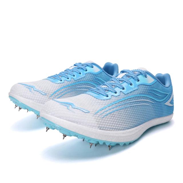 Alta qualidade das mulheres dos homens sapatos de pista e campo juventude anti deslizamento tênis ao ar livre profissional salto runn sapatos estudante formadores