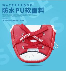 2021 novo em forma de l vermelho azul preto taco de golfe lâmina putter cobre ímã fechado sapatos estilos novidade tendência moda couro do plutônio - Image 6