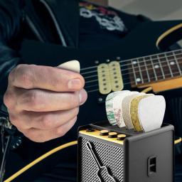 Suporte de palhetas de guitarra 3d impresso amp alto-falante palheta de guitarra titular caixa organizador palheta de guitarra display titular para guitarristas - Image 4