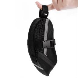 1 pc saco de sela da bicicleta mountain bike saco de cauda saco de almofada dobrável saco de armazenamento saco de equipamentos de ciclismo acessórios - Image 6
