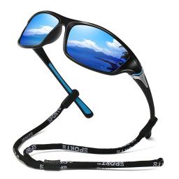 Óculos de sol polarizados com corrente de óculos para homens e mulheres, pesca, caminhadas, ciclismo, escalada, esqui, óculos de sol vintage, UV400 - Image 1