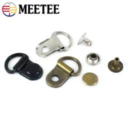5/10/20 conjuntos 9*14mm metal d anel fivela prego parafuso mosquetão sapatos saco cinta cinto de couro fecho snap gancho artesanato acessório de costura - Image 5