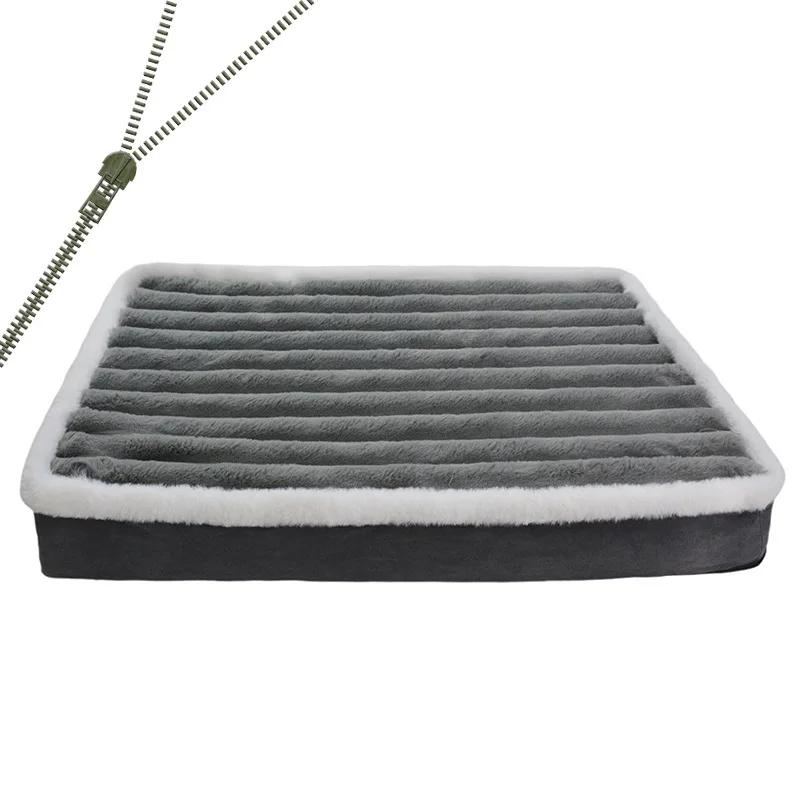 Colchão lavável para animais com zíper, Cama para cães, Almofada para dormir, Almofada para cães pequenos e médios, Removível - Image 1